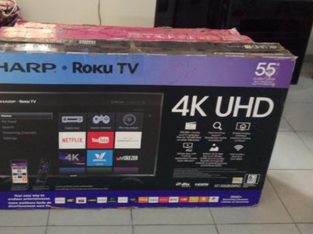 Sharp 55″ 4K Uhd Hdr LED Roku Smart TV