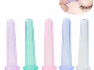 Silicone Vacuum Cups Cupping Face Massage 5 Pieces