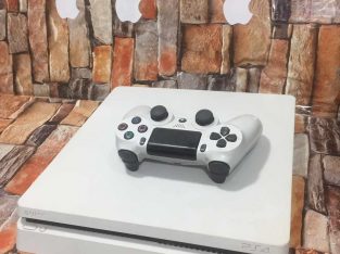 PlayStation 4 slim console and controller