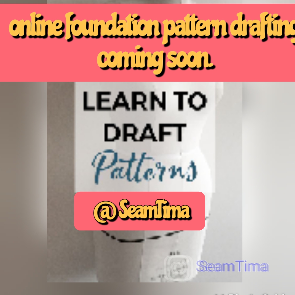 Online foundation pattern drafting