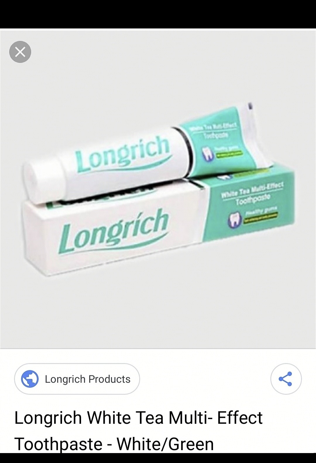 Longrich toothpaste