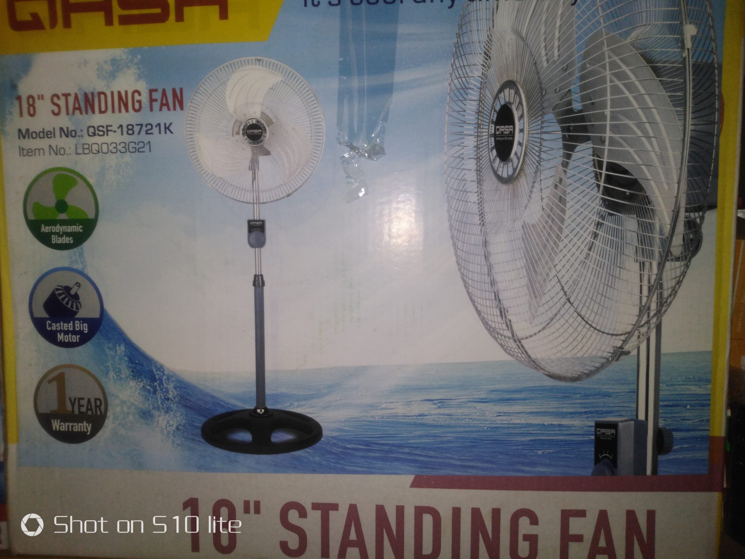 Qasa standing fan